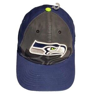 New Era Seattle Seahawks Snapback Hat REFLECTIVE 9FORTY Big Embroider Logo YOUTH